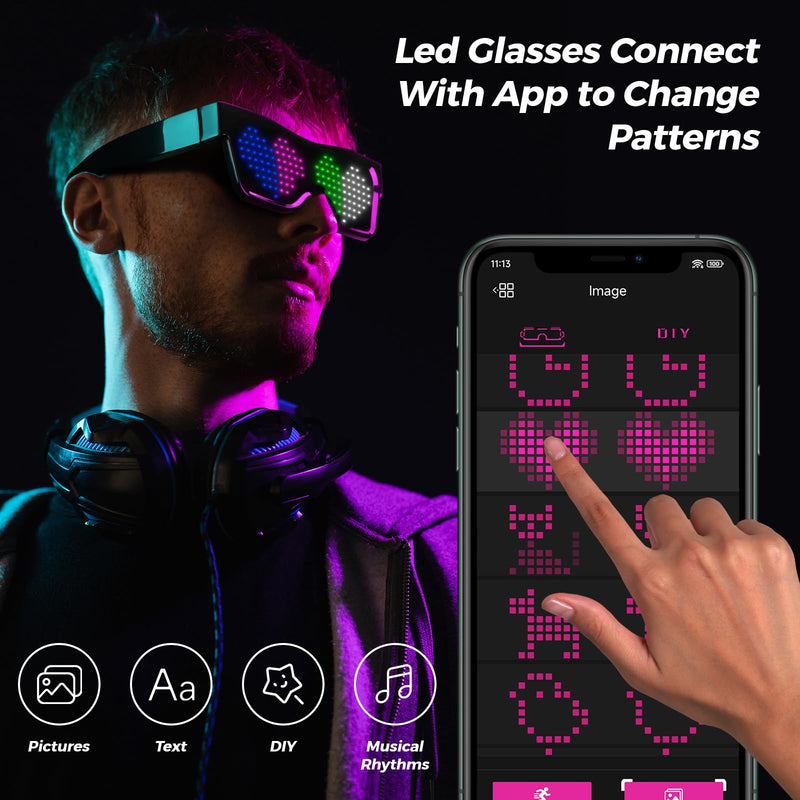 Gelrova LED Glasses v1 and LED Cap v1