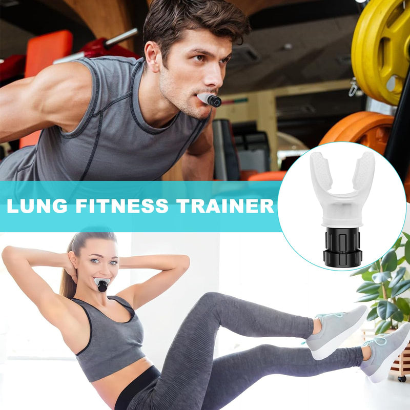 GZcaiyun 1 x 3-chamber breathing trainer, lung trainer with 3 colourful balls and 1 silicone mouthpiece, breathing exercise trainer for lung function and speech therapy, deep breath trainer