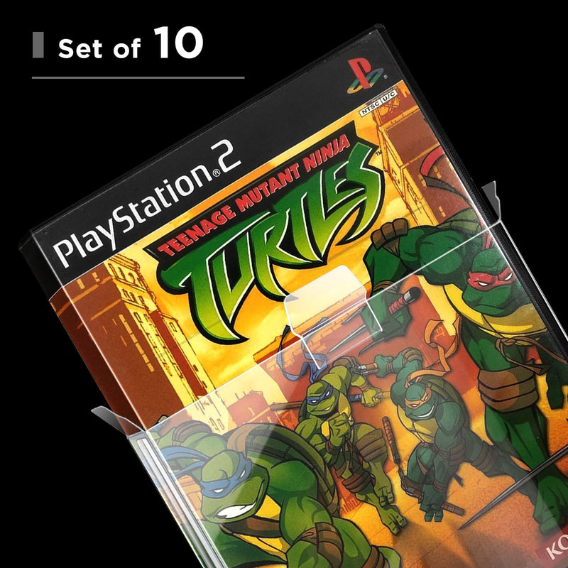 Video Game Protector-Game Box Protector, Game Cases Compatible for Xbox, PS2, WII, GameCube and DVD -(Ultimate 10 Packs)