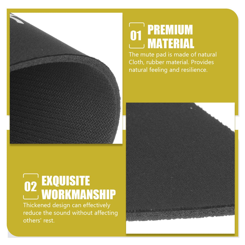 SUPVOX Drum Mute Pads 2pcs Cymbal Mute Silencer Pads Cymbals Percussion Accessory Mute Replacement Musical Instruments L Mute Pads Dampeners Dampeners Dampeners Mutes 40x27.5cm