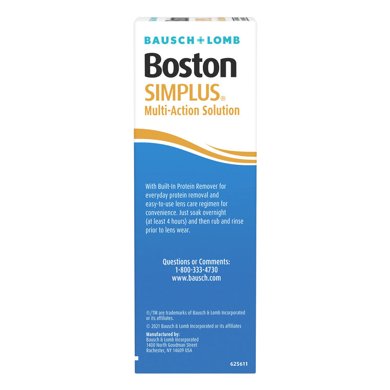 [AUSTRALIA] - Boston Simplus Contact Lens Solution, for Gas Permeable Contact Lenses, 3.5 Fl Oz 