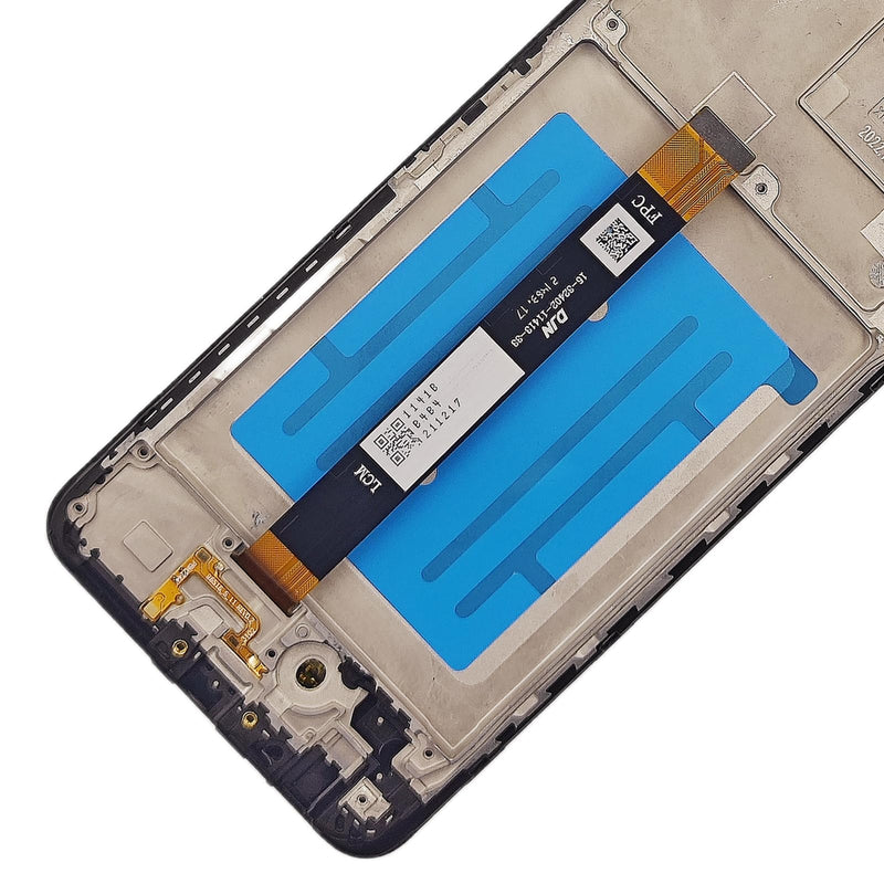 for Samsung Galaxy A03S A037u [US Version] Screen Replacement with Frame for Samsung A03S A037u A037u1 Screen Replacement LCD Display digitizer Touch Screen Assembly with Tools 6.5 inch