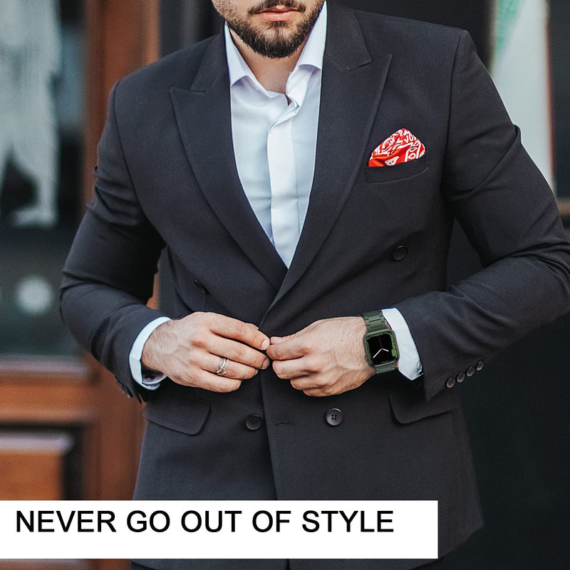 No Tools Needed Link Bracelet Metal Band for Apple Watch Ultra 2 Series 9/8/7/6/5/4/3/2/1/SE, Tool-Free Adjustable Stainless Steel Strap for iWatch 49/45/44/42mm 41/40/38mm Men and Women Rose Gold 38/40/41mm