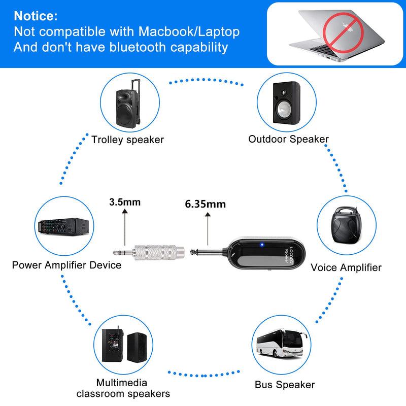 UHF Wireless Headset Microphone System: Mic Headset - LED Digital Display, Head Handheld Mic 2 in 1, Working Time 6H, 165 ft Range Mics for Voice Amplifier, Tour Guide, Teaching, Fitness, PA System Black1
