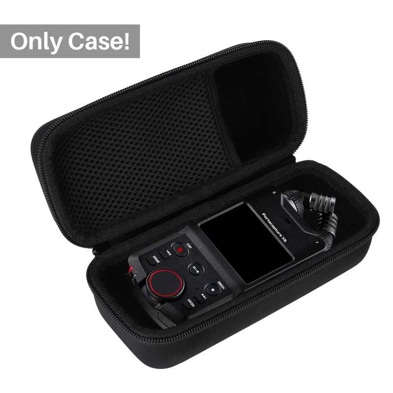 [AUSTRALIA] - Storage Case Compatible with TASCAM Portacapture X6 32-bit Float Portable Audio Recorder Field Recorder Black Case for Tascam X6 