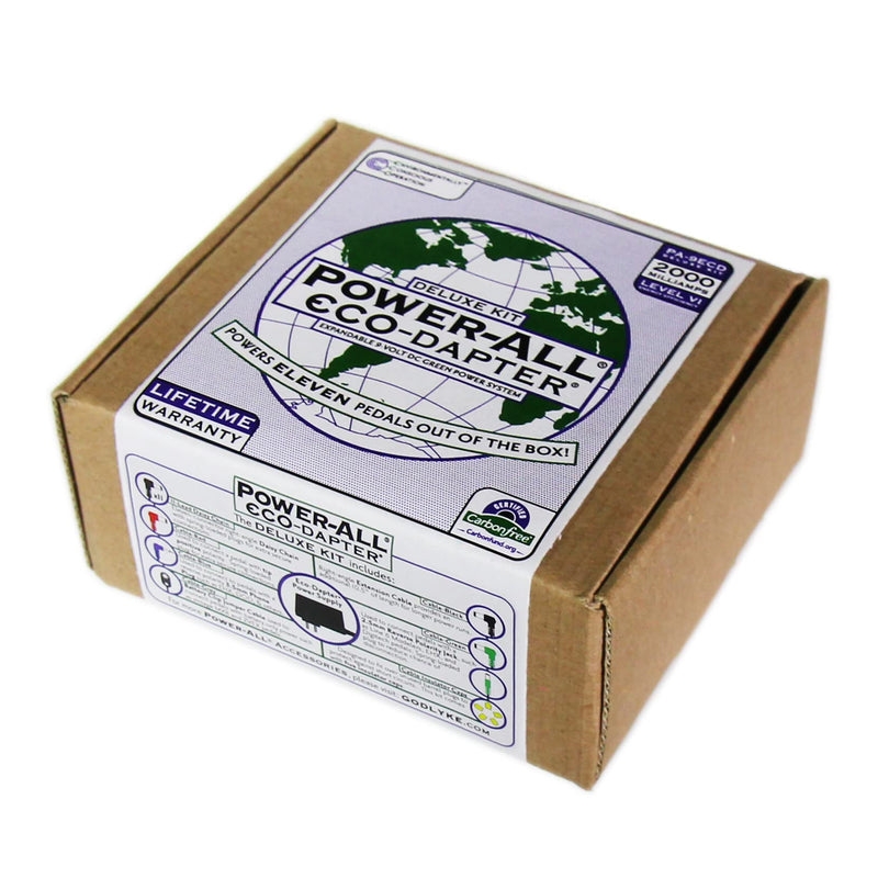 Godlyke Power-All Eco-Dapter Guitar Effects Pedal Power Supply - DELUXE KIT (PA-9ECD)