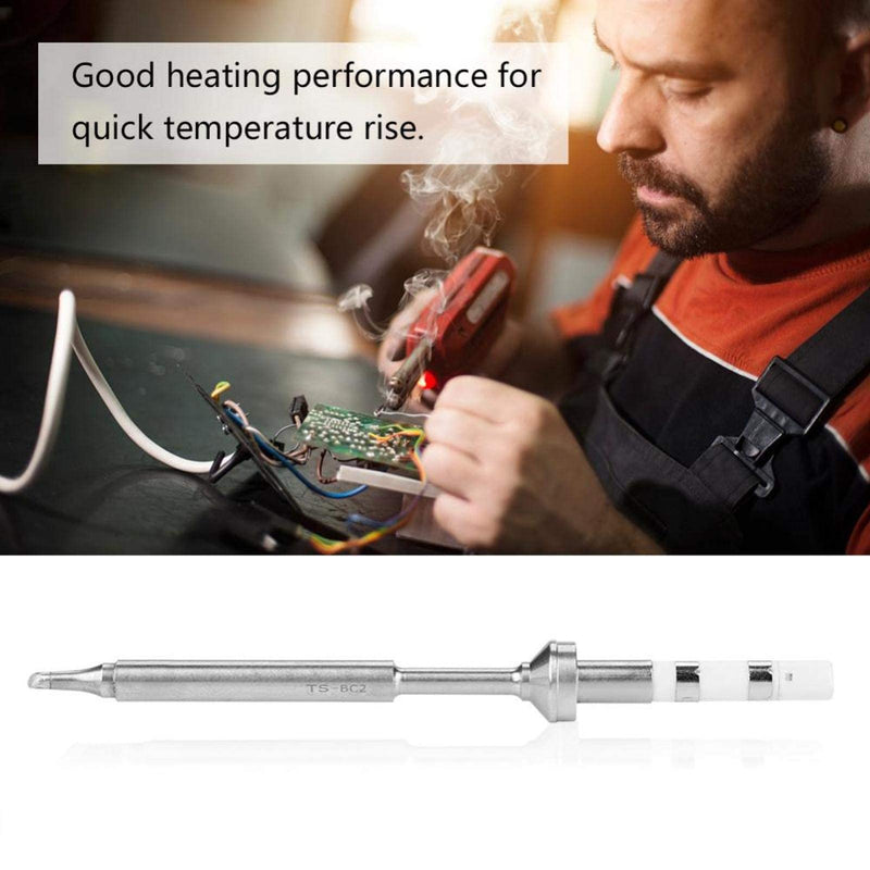 Mini Stainless Steel Soldering Tips Replacement Soldering Iron Tips TS-BC2 for TS100 Soldering Iron