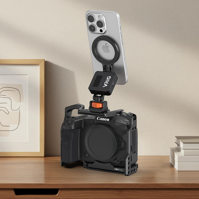 [AUSTRALIA] - VRIG Phone Tripod Mount for MagSafe, Aluminum Magnetic Tripods Phone Mount Adapter with 1/4” Screw Thread & 3/8" for Magsafe Phone Adapter Compatible with iPhone 16 15 14 13 12 Series 