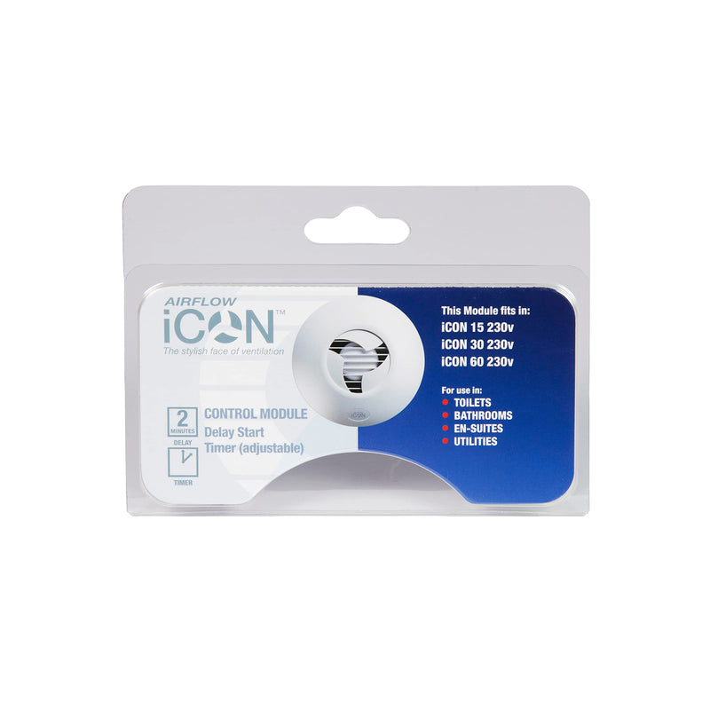 Airflow DTM iCON Plug-in Timer & Delay Start Module for 240V Fan Timer/Delay Start