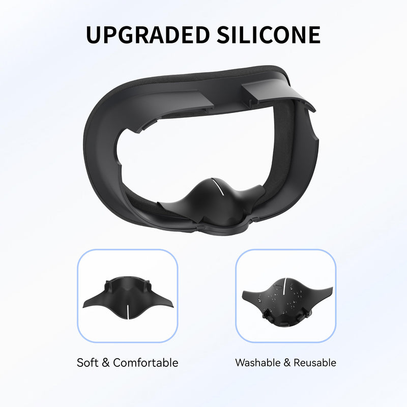 VR Anti-Leakage Nose Pad Cushion for Meta Quest 3 Headset Accessories, VR Nose Cover Only for Oculus Quest 3 Original Headset