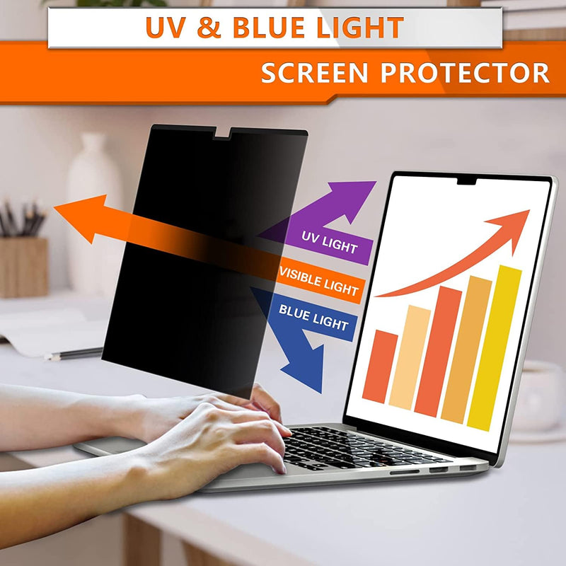 ZOEGAA Privacy Screen for MacBook Air 15 Inch 2024/2023(M2, A2941), Magnetic Removable Anti Blue Light Filter Compatible With 2024/2023 MacBook Air Laptop with M2 chip: 15.3-inch Liquid Retina Display MacBook Air 15 inch(2024/2023,M2)