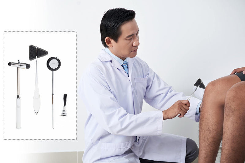 [AUSTRALIA] - GiMa 31265 Barrel Tap Neurological Kit with 3 Hammer 1 Piece 