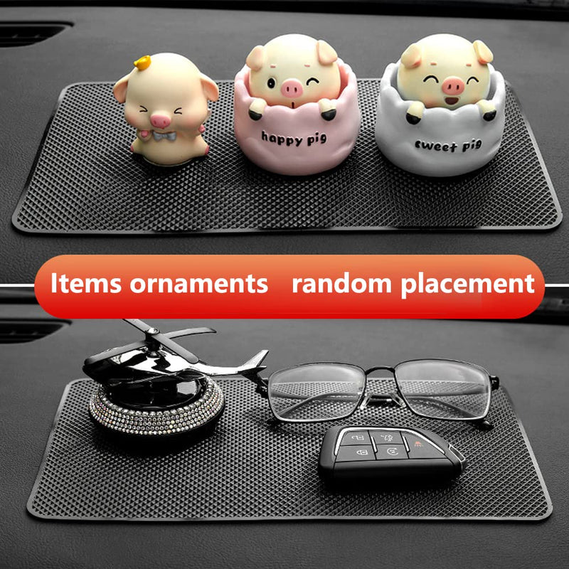 Extra Large & Thick Sticky Anti-Slip Pad for Car Dashboard, Universal Non-Slip Grip Cell Phones, Sunglasses, Keys, Decoration Gadgets Mat for Car/Home/Office (The Grid Model) The grid model