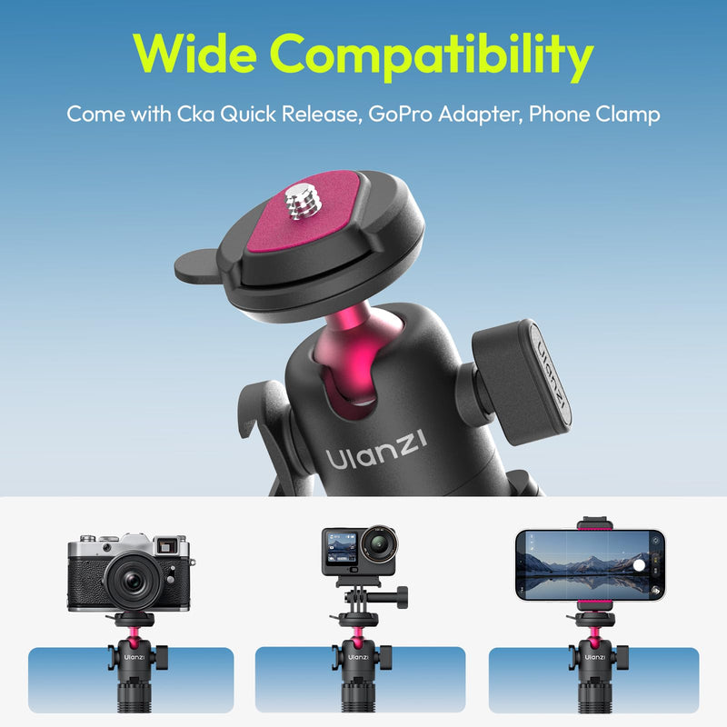 ULANZI Camera Tripod W MT-91 Flexible Octopus Tripod for Phone