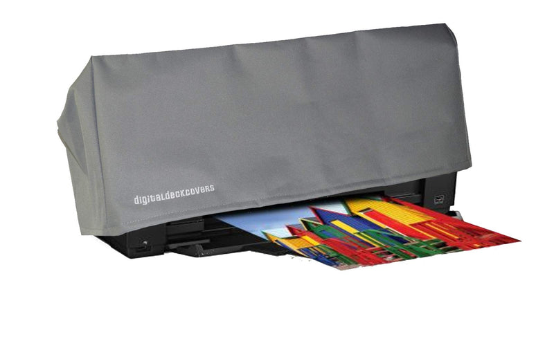 DigitalDeckCovers Printer Dust Cover & Protector for Epson SureColor P800 / Stylus Pro 3800 / 3880 Printers [Antistatic, Water Resistant, Heavy Duty Fabric, Dust-Proof, Silver]