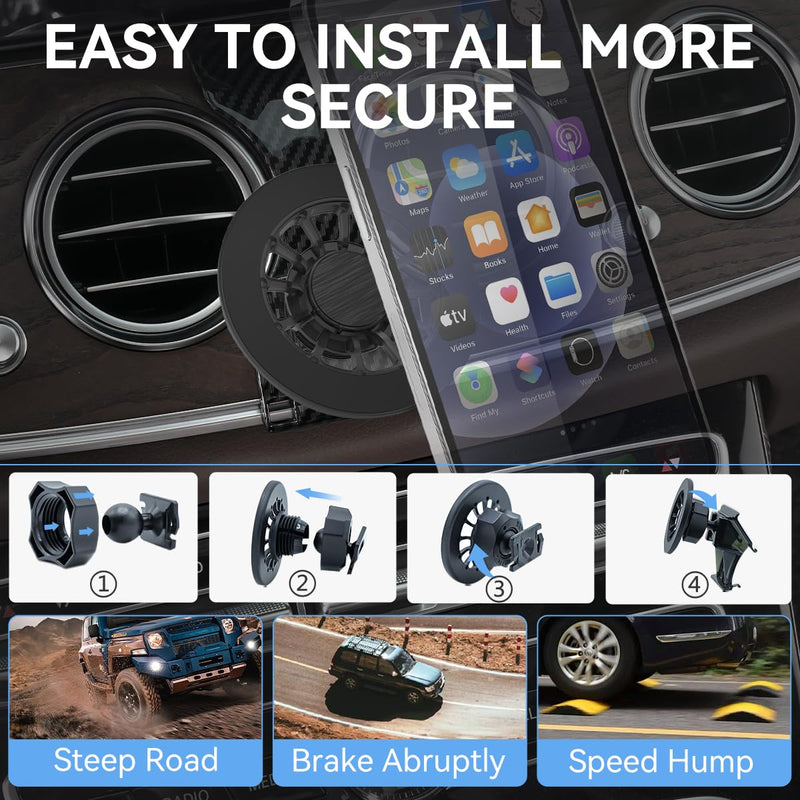 BEHAVE Car Phone Holder for Mercedes-Benz E-Class,Car Phone Mount for E-Class 2017-2023 Phone Cradles,Compatible for iPhone,Android Phones