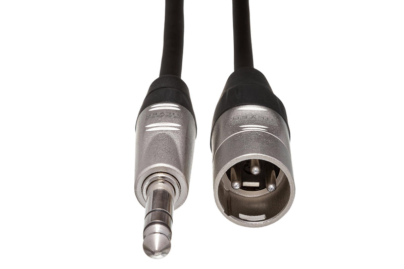 Hosa Pro HSX-050 Balanced Interconnect, REAN 1/4 Inches TRS to XLR3 Meter, 50 Feet