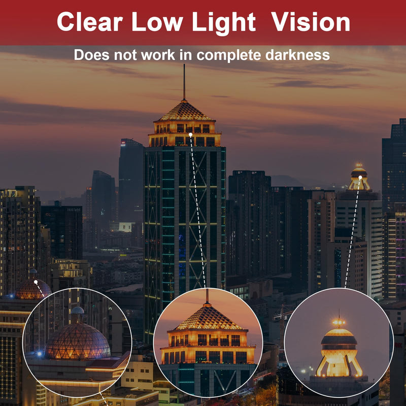 80x100 Monocular Telescope for Smartphones - High Powered HD Monocular with Tripod & Adapter, Low Light Vision for Adults - for Wildlife, Bird Watching, Hunting, Hiking 80x100