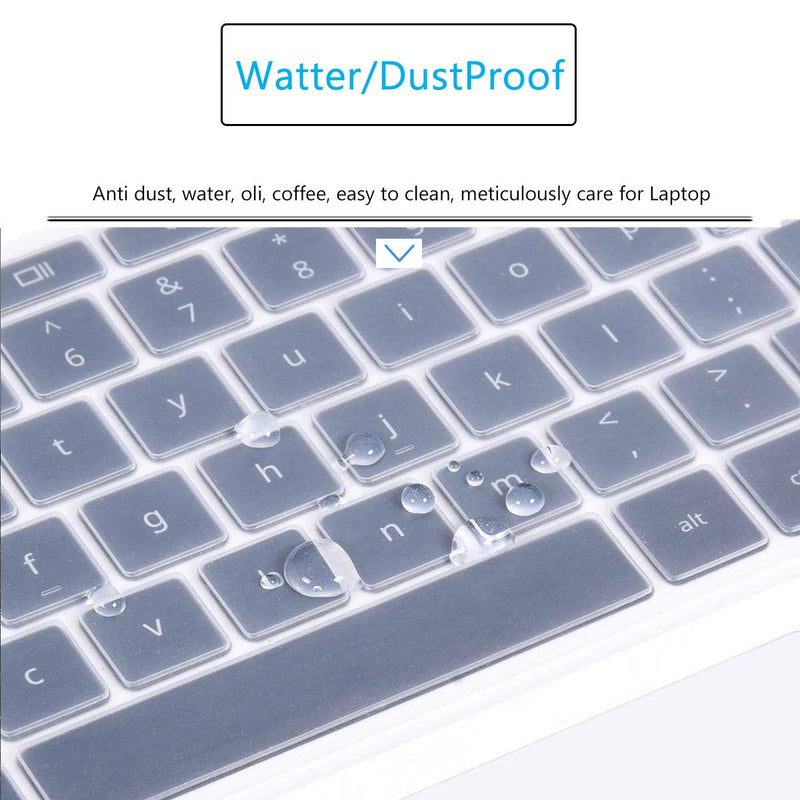 Keyboard Cover Skin for Lenovo Chromebook Flex 3 11" 11.6" Laptop |Lenovo Chromebook C330 11.6" |Lenovo Flex 11 Chromebook 11.6" |Lenovo Chromebook N20 N21 N22 N23 100e 300e 500e 11.6", Clear