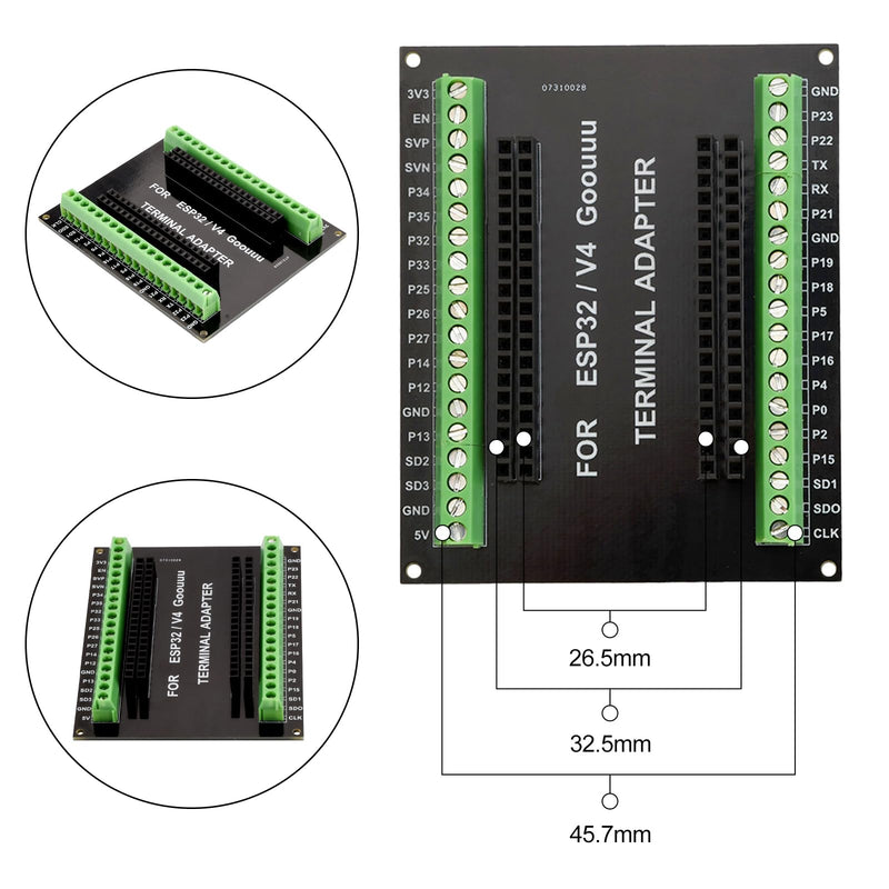 diymore For ESP32 Breakout Board for 38PIN for ESP32 Development Board 1 piece - 38 pin