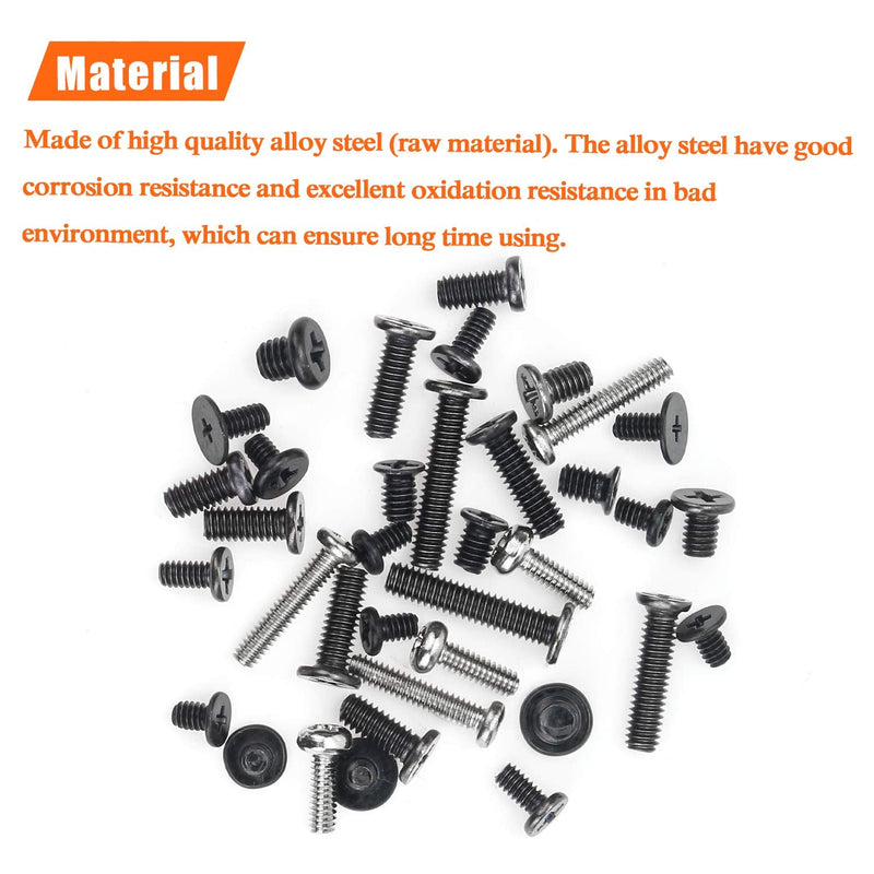 HELIFOUNER 800 Pieces Laptop Notebook Computer Screw Replacement Repair Kit, Electronic Repair Screws for SSD, Laptop Notebook Computer