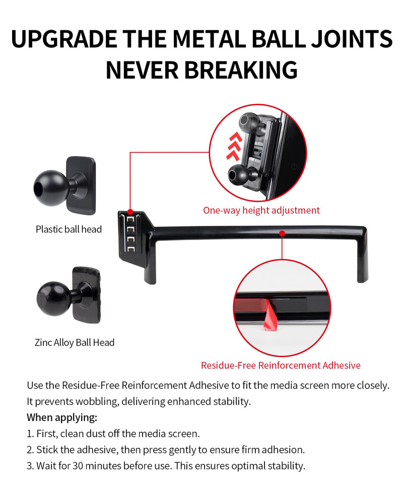 Car Phone Holder for Honda Pilot 2016-2020, Ridgeline 2017-2020 5/8" Screen | Honda Passport 2019-2020, Magsafe Accessories Magnetic Cell Phone Mount Clip Compatible with iPhone,3D fit Navigation Bracket Compatible with MagSafe