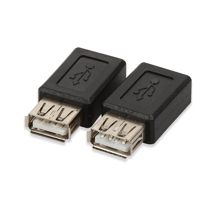 Electop 2 Pack USB 2.0 A Female to USB Micro Female Adapter Converter