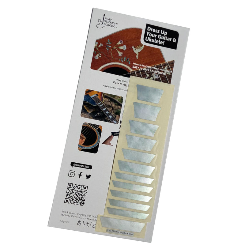 Inlay Sticker/Decal (F-006DT-WT) White Pearl