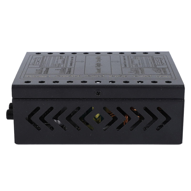 Digital Car Amplifier, 4 Channels 50Wx4 60Wx4 Power Amplifier with DSP, AB Class Technology, Clear Sound Output, Bass Treble Adjustable, Metal Material, DC12V