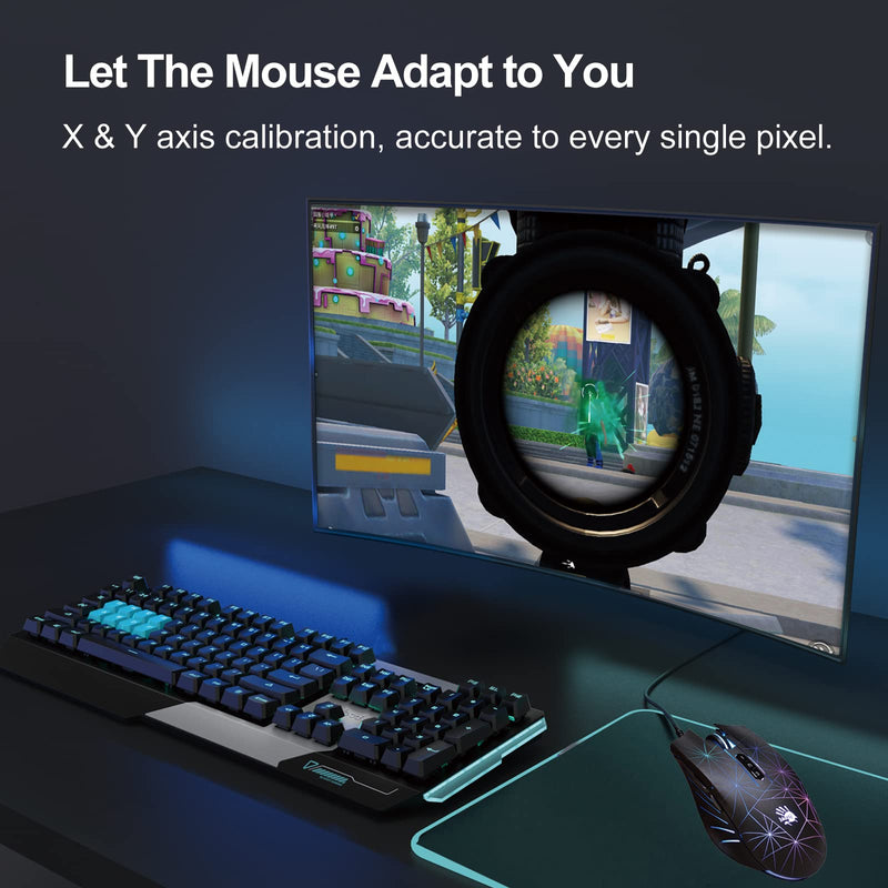 Bloody P81s Optical Gaming Mouse with Light Strike (LK) Switch & Scroll, Max 8000 CPI, 2000Hz Report Rate, 256K Onboard Memory, Fully Programmable with Advanced Preset Macros (Starlight) starlight