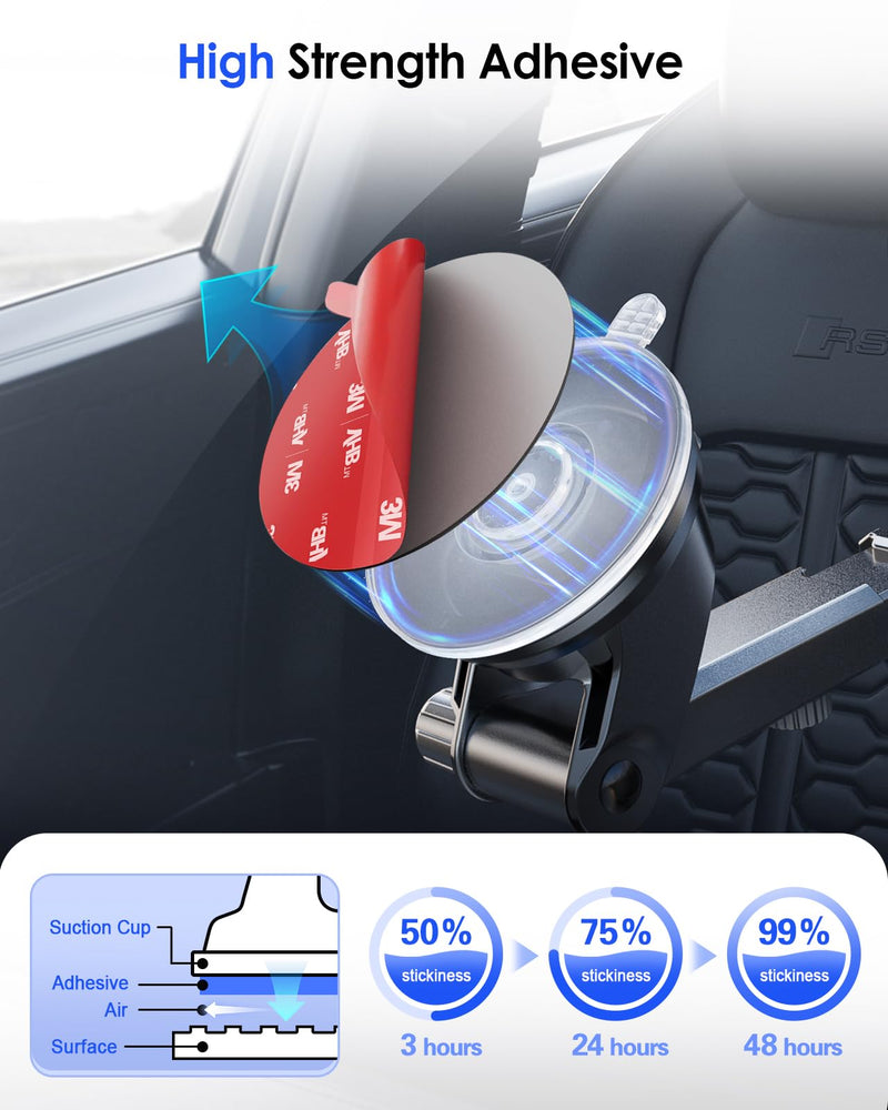 [AUSTRALIA] - volport Sticky Adhesive Pad Replacement for Dash Cam Suction Cup Mount, 4pcs 56mm(2.2") 3M VHB Round Heat Resistant Double Sided Mounting Sticker Tape for Car Dashboard Windshield Camera GPS Holder 