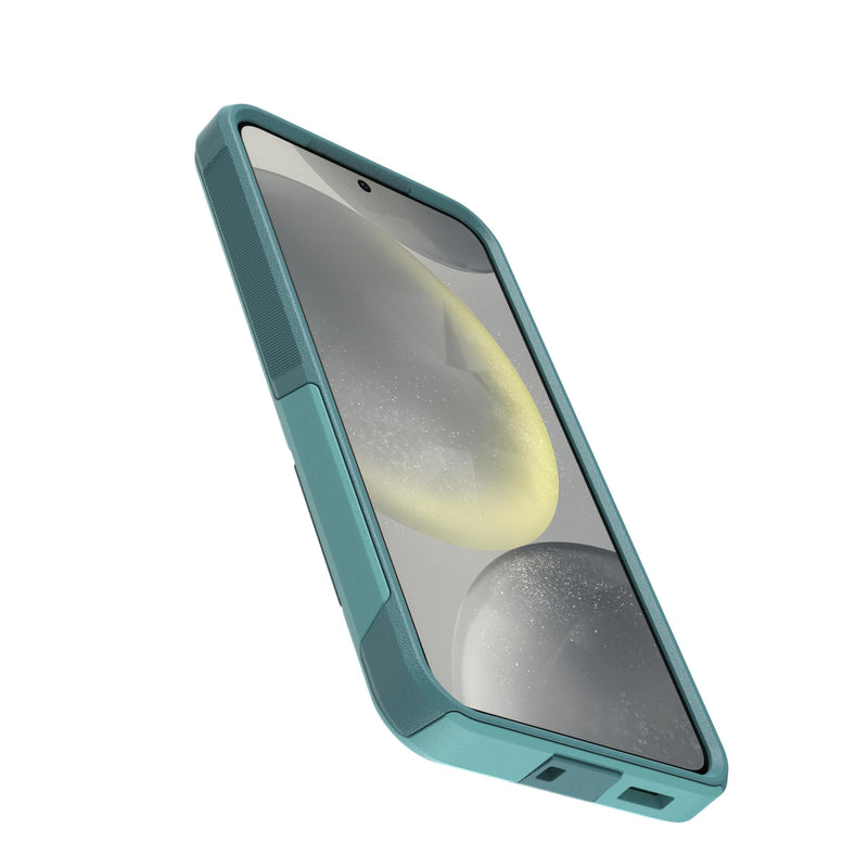 OtterBox Samsung Galaxy S25 (Only) - Commuter Series Case - Riveting Way (Teal) - Slim & Tough - Pocket-Friendly - with Port Protection - Non-Retail Packaging