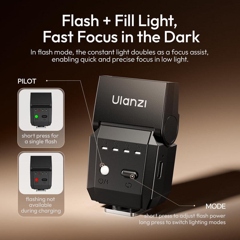 ULANZI SL03 Camera Mini Flash and F12 Mini Flash
