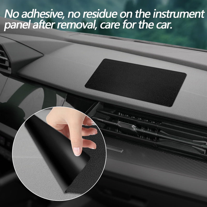 Dashboard mat Rubber Non-Slip mat, Leather Texture 10.6"*5.9" Size car Non-Slip mat, car Dashboard Accessories for car Interior Organizer. 10.6"*5.9" Leather texture