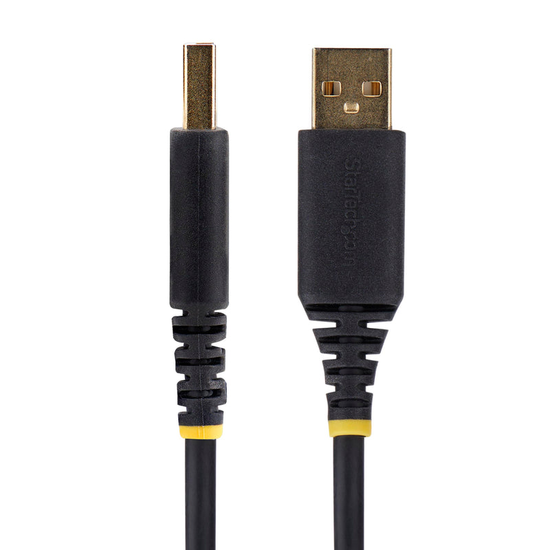 StarTech 2ft 2-Port USB to Serial Adapter Cable, FTDI (2P1FFC-USB-SERIAL) | USB to DB9 RS232, Changeable DB9 Screws/Nuts, COM Retention, 60cm