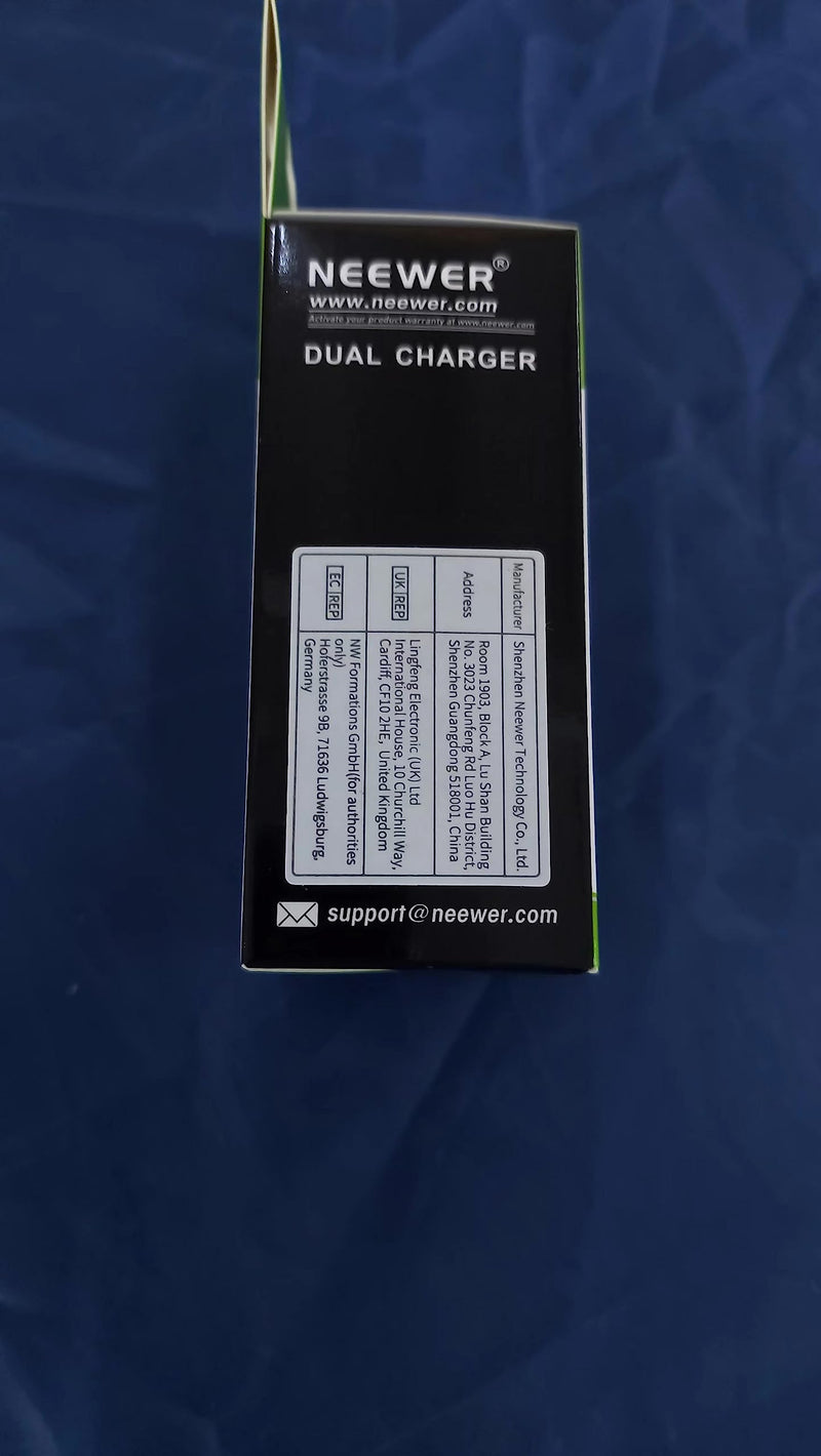 Neewer Dual USB Charger for Sony NP-FZ100 Battery, Compatible with Sony ZV-E1, FX3, FX30, A1, A9 II, A7R V, A7S III, A7 IV, A6600, A7C Cameras, Designed with LCD Display, Versatile Charging Options