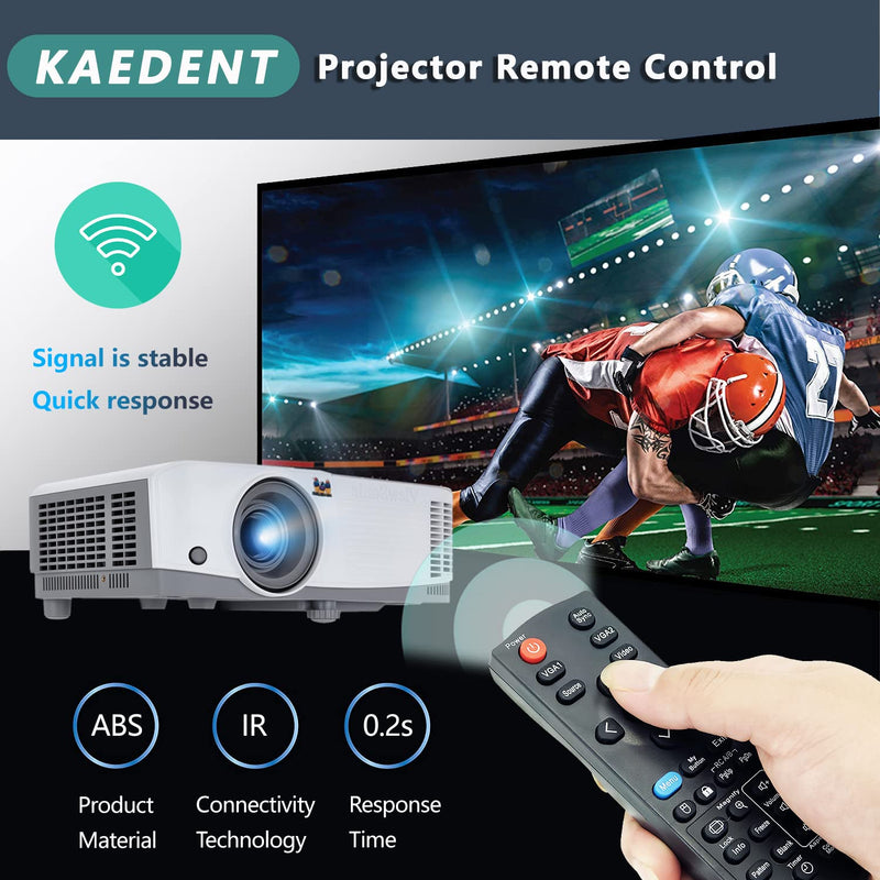 New Projector Remote Control for ViewSonic PJD5132 PJD5134 PJD5232L PJD5234L PJD5533W PJD6235 PJD6245 PJD6543W PJD7333, PJD7533W, PJD8333S, PJD8633WS, PJD8653WS,PJD8353S Projectors
