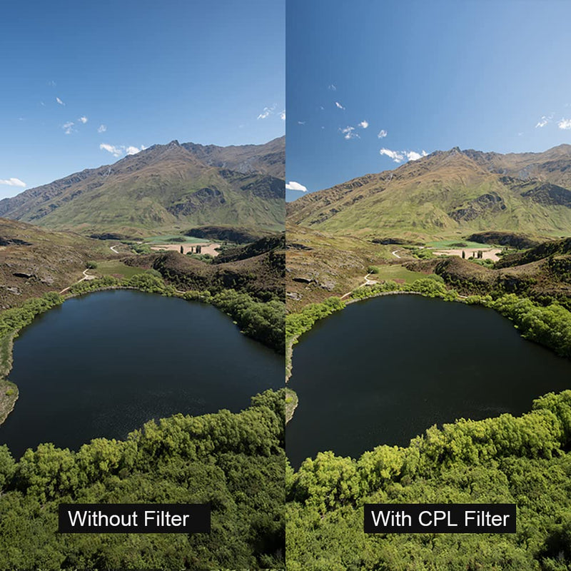 [AUSTRALIA] - Kase 41mm Magnetic Polarizing CPL Filter for iPhone,Cell Phone Camera Lens Circular Polarizer Filter with Clip for iPhone 14 13 12 11 8 7 XR X XS,Samsung Xiaomi OnePlus 