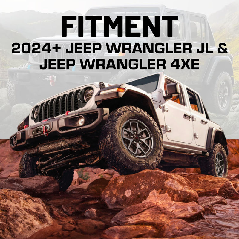 Bulletpoint Dash Mount Cell Phone Holder Compatible with 2024+ Jeep Wrangler JL & Jeep Wrangler 4xe Single Ball Mount Compatible with iPhone Android Smartphone