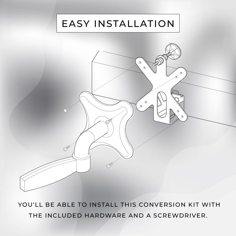 HumanCentric VESA Mount Compatible with Acer & Viewsonic Monitors | Fits SA241Y bi, SA271 bi, SB241Y Abi, SB271 bi, RL242YE, R242Y Ayi, R270 SMIPX, VX2776-smhd-2, VX2476-smhd-2