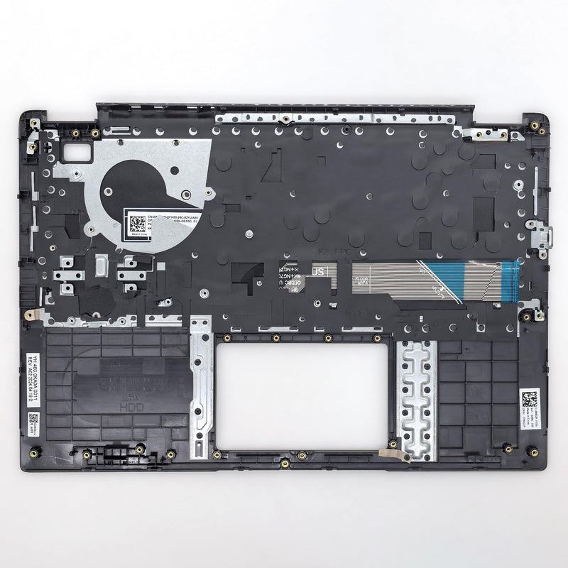 Palmrest with Non-Backlit Keyboard for Dell Latitude 3410 E3410 | Non-Backlit Keyboard, US Layout, Upper Case Top Cover Replacement, P/N 0MC2P/00MC2P Withou Backlit