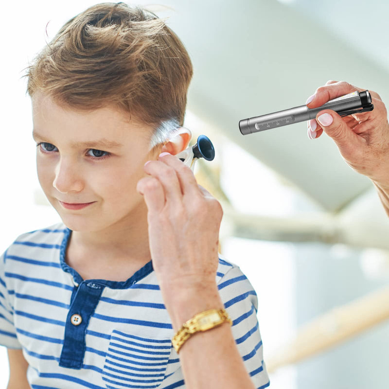 1 x Pupil Light, Diagnostic Light, Pupil Light, Emergency Service, Medical Pupil Light, with Pupil Meter and Ruler, Rechargeable USB LED Pen Lamp for Nurse (1) 1