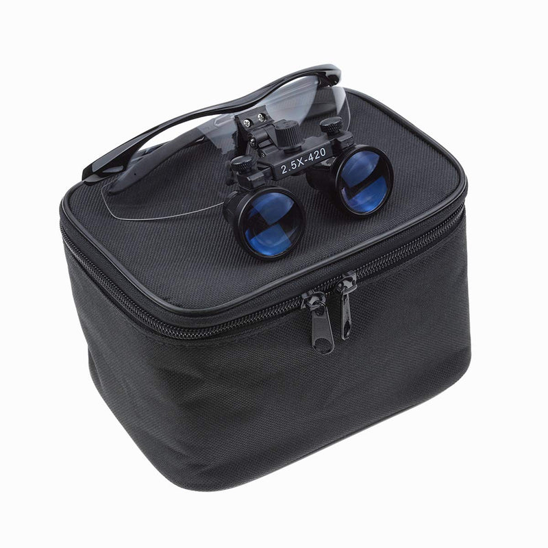 MIke Dental 2 5X 420mm Surgical Binoculars Magnifying Glass (Black)