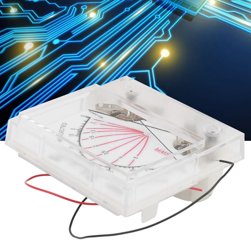 Eujgoov Cross Needle SWR/Watt Meter, Double Needle 60/300W Dual Band Standing- Meter with Backlight