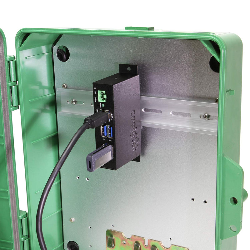 Coolgear 4 Port USB 3.2 Gen 1 Powered Hub w/ESD Surge Protection
