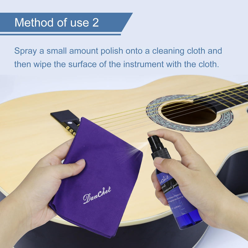 Guitar Cleaner-Polish 60ml-Body and Fretboard Maintenance Cleaner, Polish-Musical Instruments polish-Instrument Accessories guitar polish