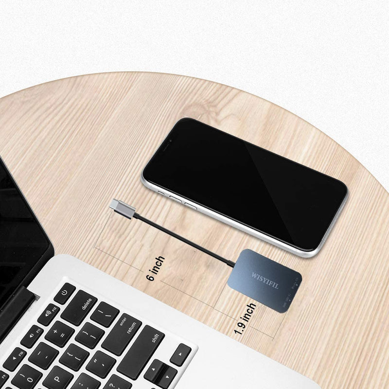 UHS-II High Speed Card Reader, USB C SD 4.0 Memory Card Reader, for SDXC, SDHC, SD, MMC, Micro SDXC, Micro SD, Micro SDHC Card, UHS-II UHS-I Cards, Compatible with MacBook Pro, iPad Pro Samsung S21