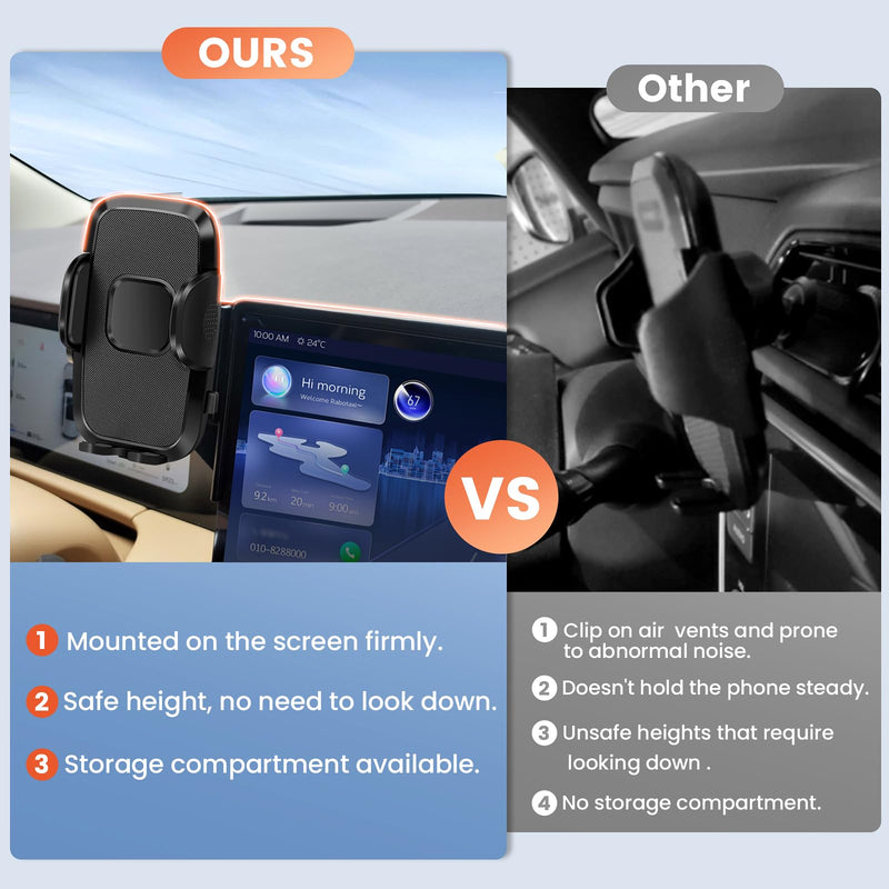 Peleus Car Phone Holder for Audi A4 2020+ A5 2020+ Q5 2021+ Car Phone Mount for Audi A4 with 10.1-Inch Screen Fit for Most Smartphones Cell Phone Automobile Cradles Hands-Free 360 Degree Rotation Audi A4 2020+ A5 2020+ Q5 2021+ 10.1"