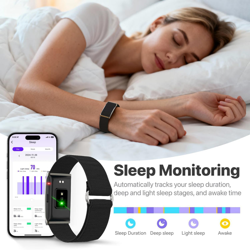 Smart Watch, Multi-Scenario Health Monitoring, Real-Time Heart Rate Tracker, IP68 Waterproof, Music Control