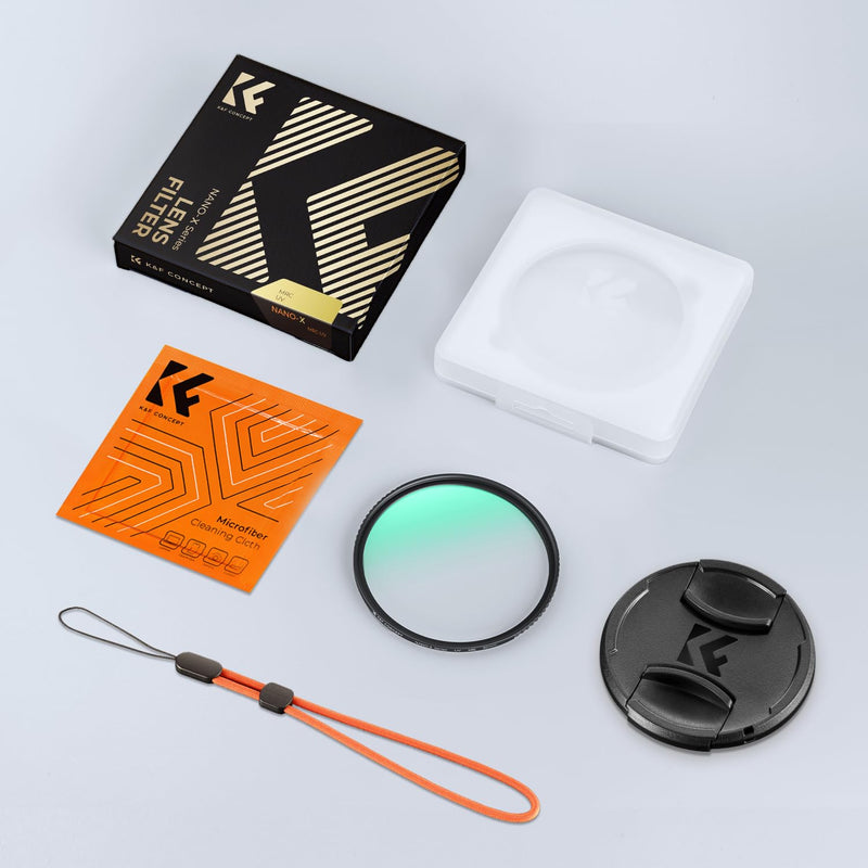 [AUSTRALIA] - K&F CONCEPT 82mm MC UV Lens Protection Filter with Filter Cap Cleaning Cloth Optical Glass Ultra Slim 28 Multi-Layer Coatings Camera Lens UV Filter (Nano-X Series) 